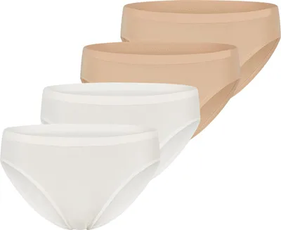 Produktbild von sloggi 4er Pack GO Sense Hipster Hipster im modernen puristischen Design, Super weich und komfortabel, Mit kleinem Heatseal Markenschriftzug über dem Beinabschluss
