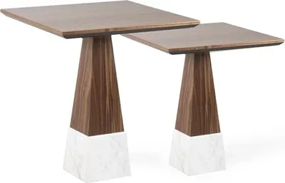 Produktbild von 2x Beisteltisch Komplett Tische Wohnzimmer Set Design Kaffeetisch Neu