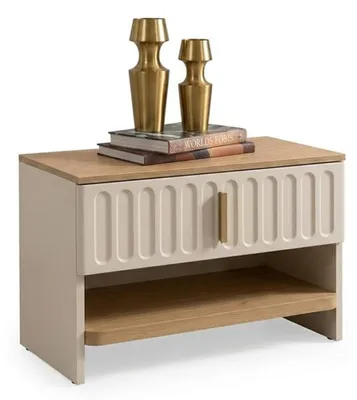 Produktbild von Nachttisch beige moderner Stil Schlafzimmer