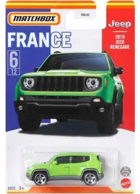 Produktbild von Matchbox 2019 Jeep Renegade Modellauto im Maßstab 1:64