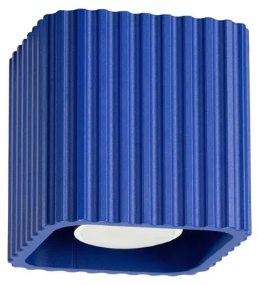 Obrázok produktu pre Stropné svietidlo RIFF 1 ultramarínové GU10 1xGU10 10W hliník 10x10x10cm Sollux Lighting