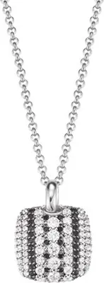 Produktbild von Esprit Collection Damen Halskette 925 Silber Silber/Schwarz Sidera ELNL93028A420