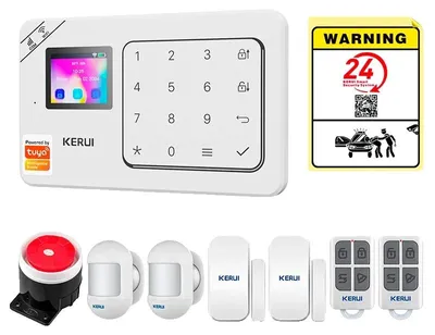 Produktbild von Diebstahlschutz-Alarmanlage, Drahtlose Verbindung, Sprachaktivierung, Alarmset 2, EU-Stecker-b