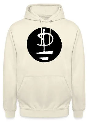 Produktbild von Spreadshirt Pink Floyd Logo Schwarz Weiß Uni Hoodie, M, Vanille-Milchshake