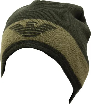 Immagine prodotto di 9664X cuffia BOY bimbo ARMANI JUNIOR GREEN mix wool beanie hat