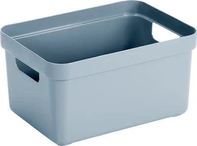 Produktbild von Sunware 09600682, Ablageschale, Grau, Rechteckig, Kunststoff, Einfarbig, 13 l