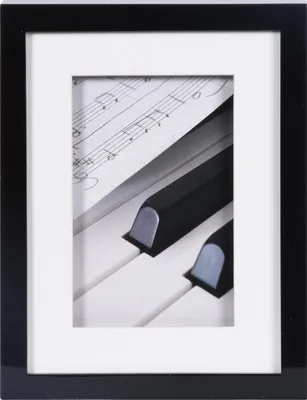 Immagine prodotto di Cornice in legno per quadri Henzo Piano 15x20 cm, nera