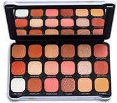 Produktbild von Makeup Revolution Forever Flawless Eyeshadow Palette Flamboyance Flamingo 18 Shades 19.8g