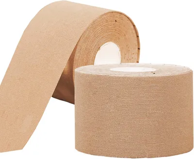 Produktbild von Kinesiologie-Tape 2 Rollen, 5 cm x 5 m, elastisch, wasserdicht, für Schulter, Rücken, Knie, Ellenbogen, Nacken