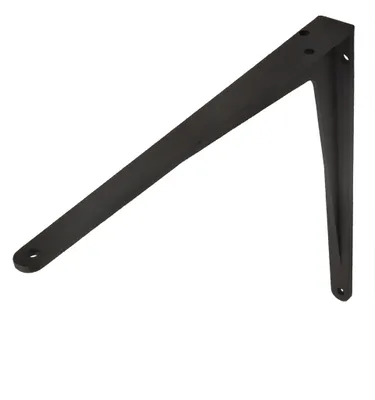 Obrázok produktu pre Držiak police čierny Herakles hliník 400 x 350 mm - na kus