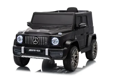 Produktbild von Mercedes-Benz G63 G-klasse Kinderauto Kinderfahrzeug Kinder Elektroauto 12V Bluetooth (Schwarz)