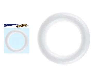 Zdjęcie produktu dla EverCraft Obręcz Styropianowa 25 cm – Twórz wyjątkowe dekoracje i rzemiosło!