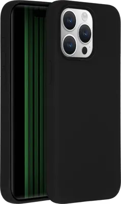Produktbild von Accezz Liquid Silikoncase iPhone 15 Pro Max - Schwarz