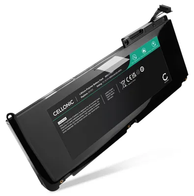 Produktbild von CELLONIC 1x Akku für Notebook Kompatibel mit Apple MacBook 13 - A1342, MacBook 13 2010, MacBook 13 2009, A1342 - (5900mAh, 11.1V)