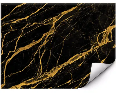 Immagine prodotto di Marmo nero con venature dorate: glamour per soggiorno camera da letto e ufficio 250x175 cm