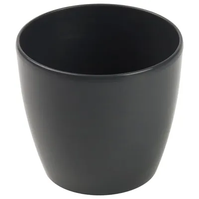 Produktbild von Set 6x Blumentopf Blumenkübel Matilda Pflanzer Pflanztopf 12x11cm Dunkelgrau
