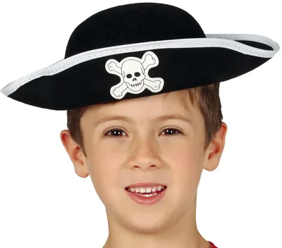 Produktbild von Guirca Kinder Filz Piratenhut    One Size