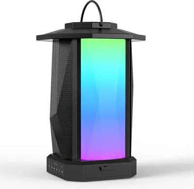 Obrázok produktu pre Prenosný Bluetooth reproduktor s LED osvetlením a reproduktorom do exteriéru