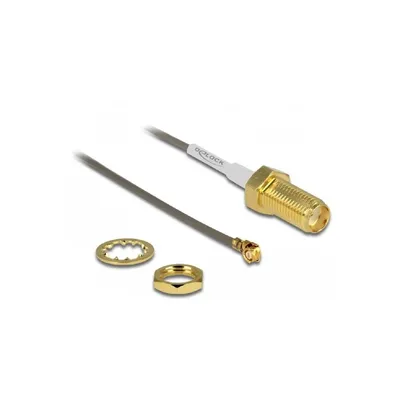 Imagen del producto de DELOCK 88816, negro, conector MHF (I-PEX), conector RF SMA