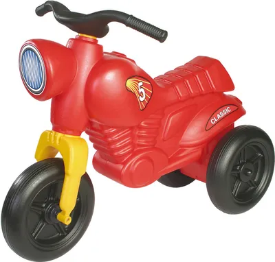 Produktbild von Dreirad Trike Rutscher Motorrad Classic 5 Maxi rot Kinder Laufrad Lauflernrad