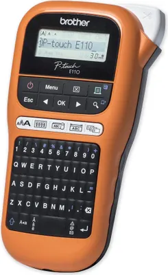 Image de PT-E110VP avec boîtier - imprimante d'étiquettes, largeur d'étiquette max. 12 mm, USB