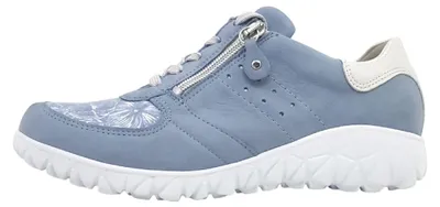 Image de Waldläufer DENVER, rue Karen, BUFA. Chaussures de sport pour femmes, modèle à lacets, couleur bleu