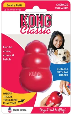 Produktbild von KONG Classic, Hund, Rot, Gummi, Kauend, Abholen, Vereinigte Staaten