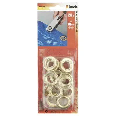 Obrázok produktu pre 20 mosadzných očiek 16 mm