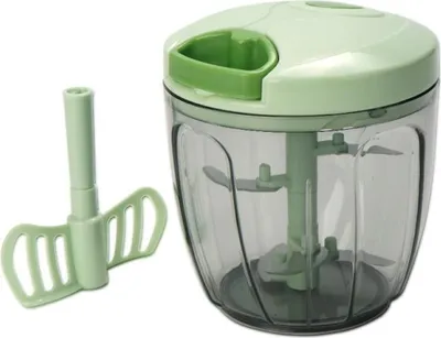 Obrázek produktu pro Kézi aprító kötéllel Rosberg R51215B, 900 ml, 5 penge, tojástartó, zöld