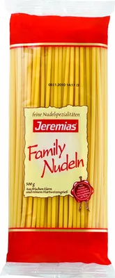 Image de Jeremias Macaroni Classic Pâtes fraîches Family 500g paquet de 4