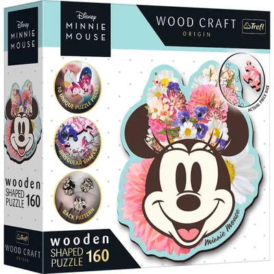 Immagine prodotto di Trefl Holz Puzzle Disney - Minnie Maus, 160 Teile, 20193