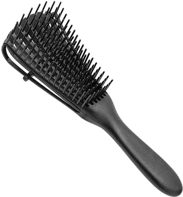 Produktbild von Entwirrbürste für Afro-Haartypen 3a-4c, 8 flexible Borstenreihen, für trocken und nass, Kinder und Erwachsene