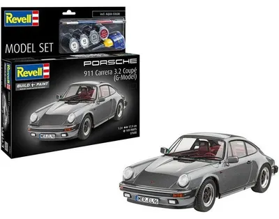 Produktbild von Auto Modellbausatz, REVELL Porsche 911 3.2 Coupé, Model Set, Inkl. Kleber Farben Zubehör