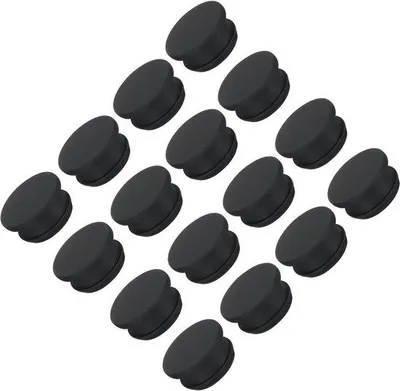 Produktbild von Gummistopfen 24 mm - 16 Stück - Silikon - Wasserabweisend - Für Möbelherstellung - Gummistopfen