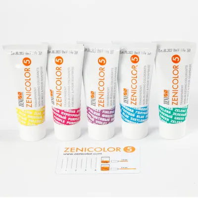 Produktbild von Zenicolor Zenicolor Seifenfarben-Set 5x30gr