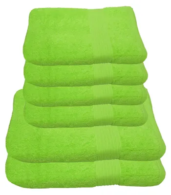 Produktbild von Julie Julsen Handtuch Set Apfelgrün,Set:6 tlg. 2 Bade- 4 Handtücher