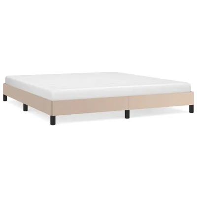 Produktbild von vidaXL Bettgestell Cappuccino-Braun 180x200 cm Kunstleder
