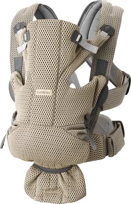 A baby carrier is shown against a white background.