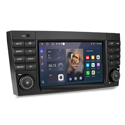 Obrázek produktu pro Autorádio Android 7" 32 GB pro Mercedes W203 2004-2007 Facelift s CarPlay Android Auto Navi Bluetooth DAB+