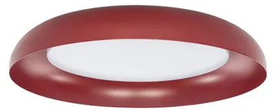 Produktbild von Lindby LED-Deckenleuchte Florie, rot, Metall, Ø 40 cm