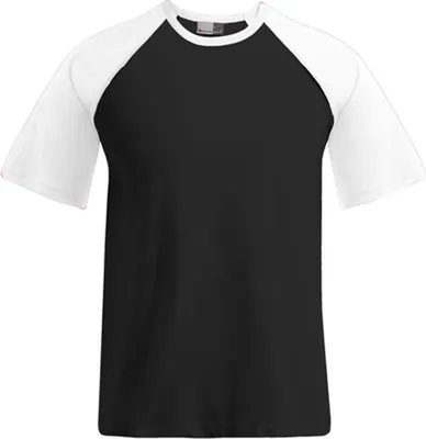 Immagine prodotto di Promodoro 1060 | Maglietta Raglan Uomo - Colore: Nero/Bianco - Taglia: L