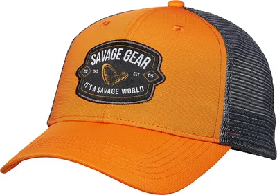 Produktbild von Savage Gear Badge Trucker Cap Orange - Angelcap