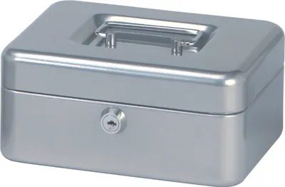 Produktbild von Geldkassette 2 20x17x9cm silber Packung mit 20 Stück