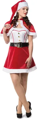 Produktbild von Nikolaus Kostüm Damen mit Umhang Größe: 36
