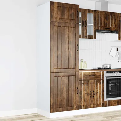 Produktbild von vidaXL Küchenschrank Lucca Räuchereiche Holzwerkstoff