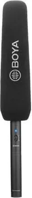 Image de Boya BY-PVM3000M microphone directionnel supercardioïde 38cm XLR filtre passe-bas batterie AA