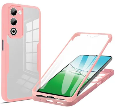 Produktbild von Techsuit - ColorVerse 360 Series + Displayschutz + Hülle für Oppo A5 4G / A5 5G – rosa