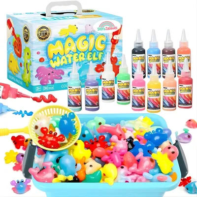 Obrázek produktu pro Kreativní sada Vodní želé DIY Kufřík 12 barev Gelová zvířátka Magic Elf