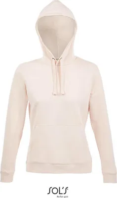 Produktbild von SOLs 03103 | Damen Sweat WomenŽs Hooded Sweatshirt Spencer - Farbe: Creamy Pink - Größe: M