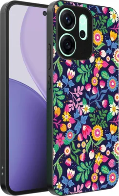 Zdjęcie produktu dla Etui na telefon Oppo Reno 14 F z kwiatowym nadrukiem - Etui z TPU z kwiatowym wzorem - Smartphonics